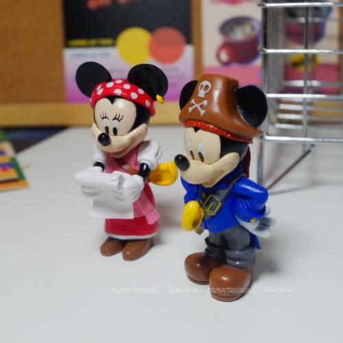 海盗米奇米妮公仔手办模型摆件人偶散货玩具米奇妙妙屋micky